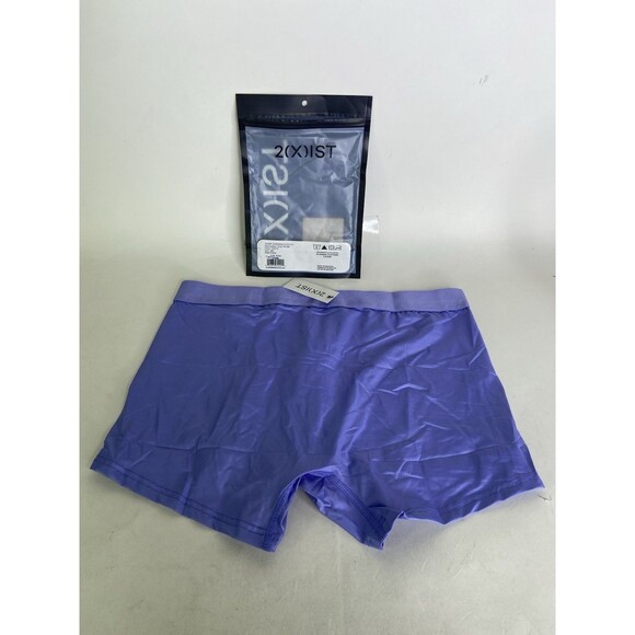 2xist Sexy Sliq Ultra Low Rise Trunk Boxer Briefs Lolite Purple Mens Size S - Picture 4 of 5